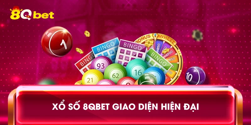 Xổ số 8qbet giao diện hiện đại